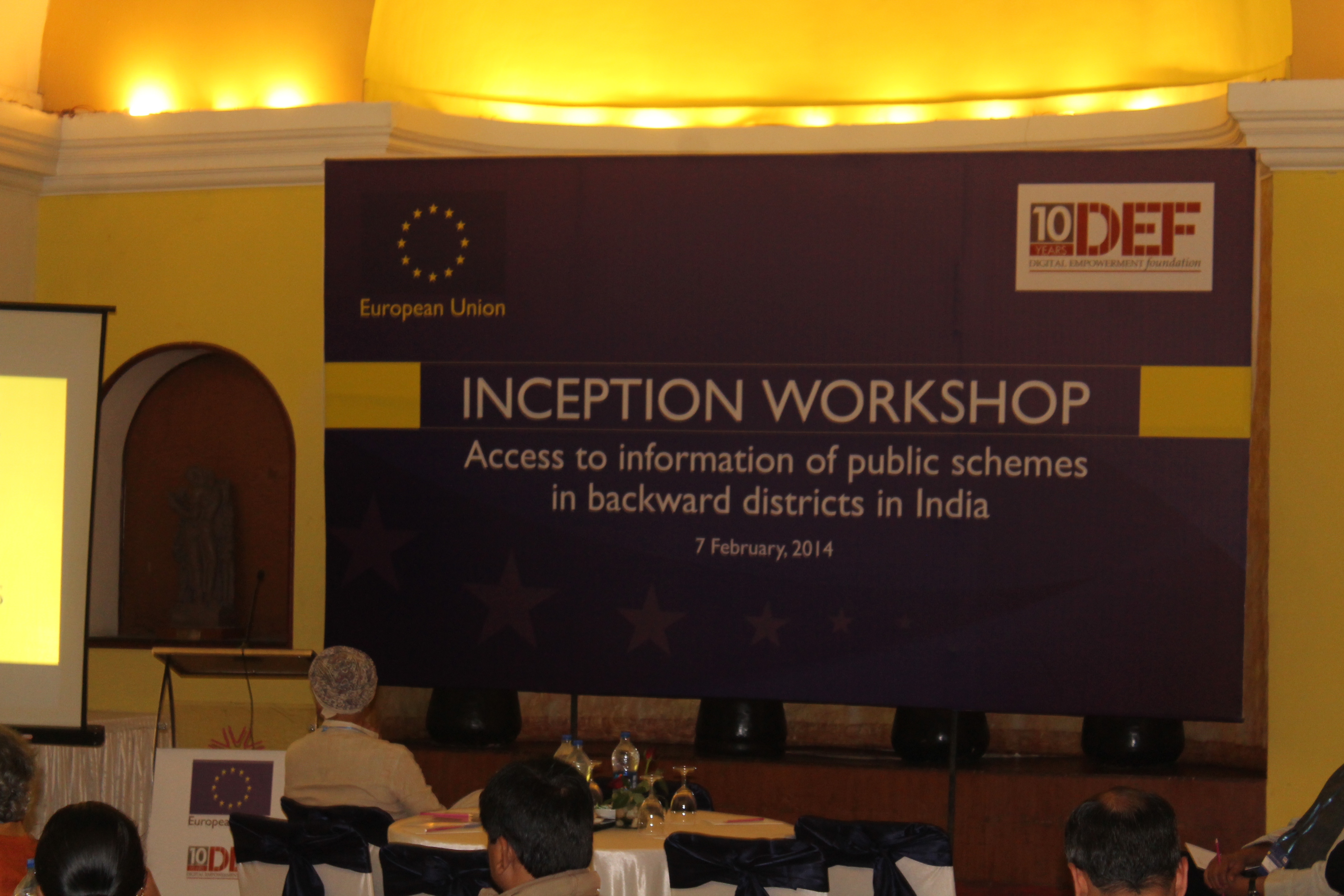 Inception Workshop held on February 7 2014, New Delhi